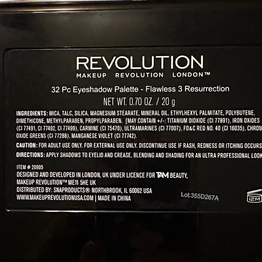 Revolution Flawless 3 Resurrection Palette
